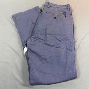 Lapco FR Mens Flame Resistant Work Pants Navy Blue Reflective Tape 34x31 CAT 2